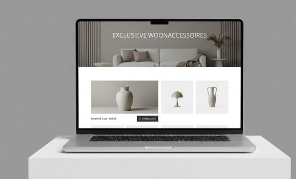 one page landingspagina maken Houten